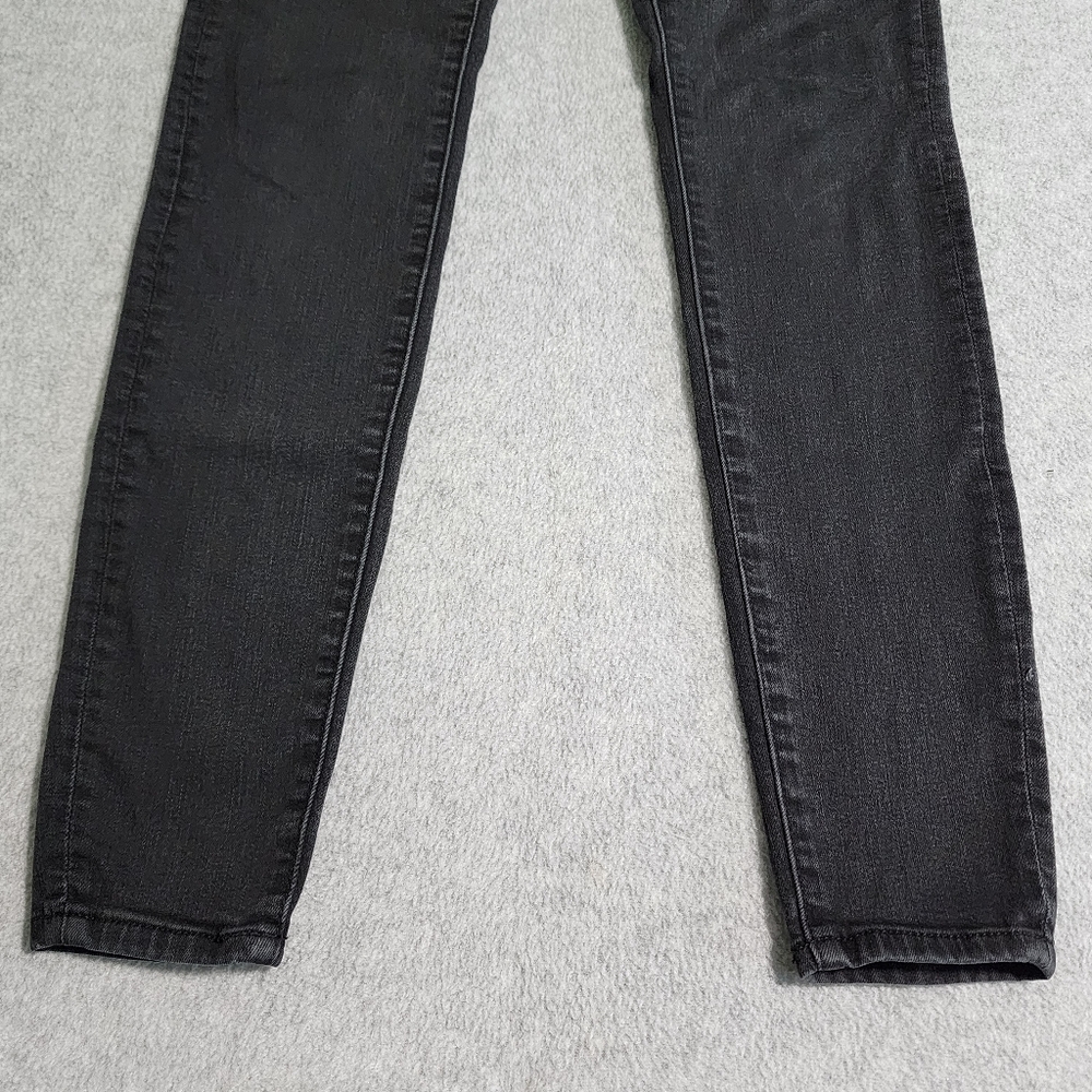 American Eagle Hi Rise Jegging Womens Size 2 Long Black Stretch Denim Jeans - Picture 11 of 16